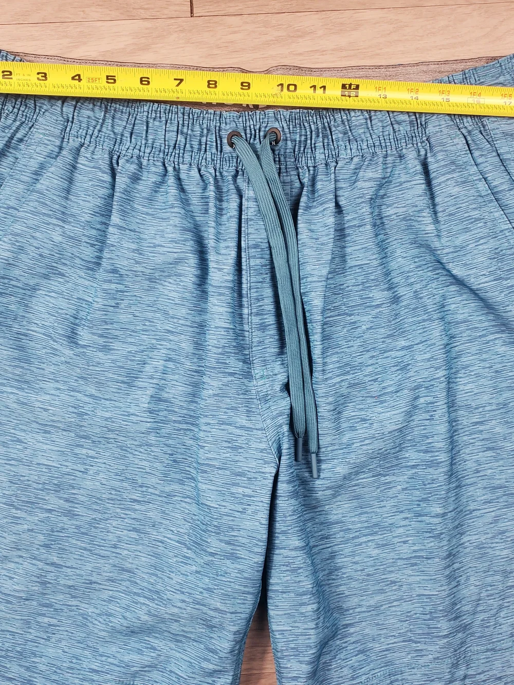 Hurley Men's Board Shorts Swim Trunks Blue Heather Logo Stretch XXL
